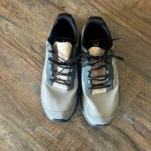 On CLOUDVISTA Running Women’s Black, Gray, & Pink Athletic Shoes